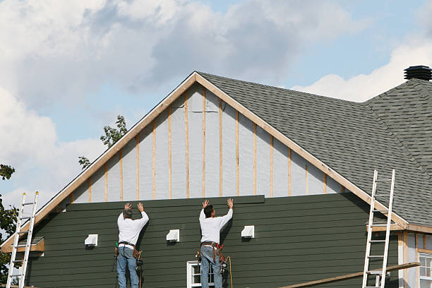 Professional Emergency Siding Repair technician working in Fountain, CO